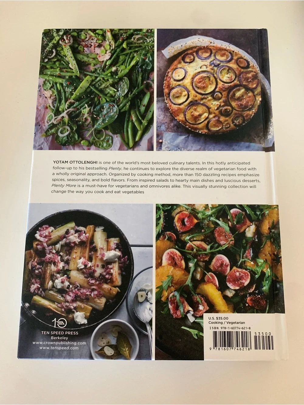 Plenty More by Yotam Ottolenghi- Hardcover Cookbook (veggie recipes)